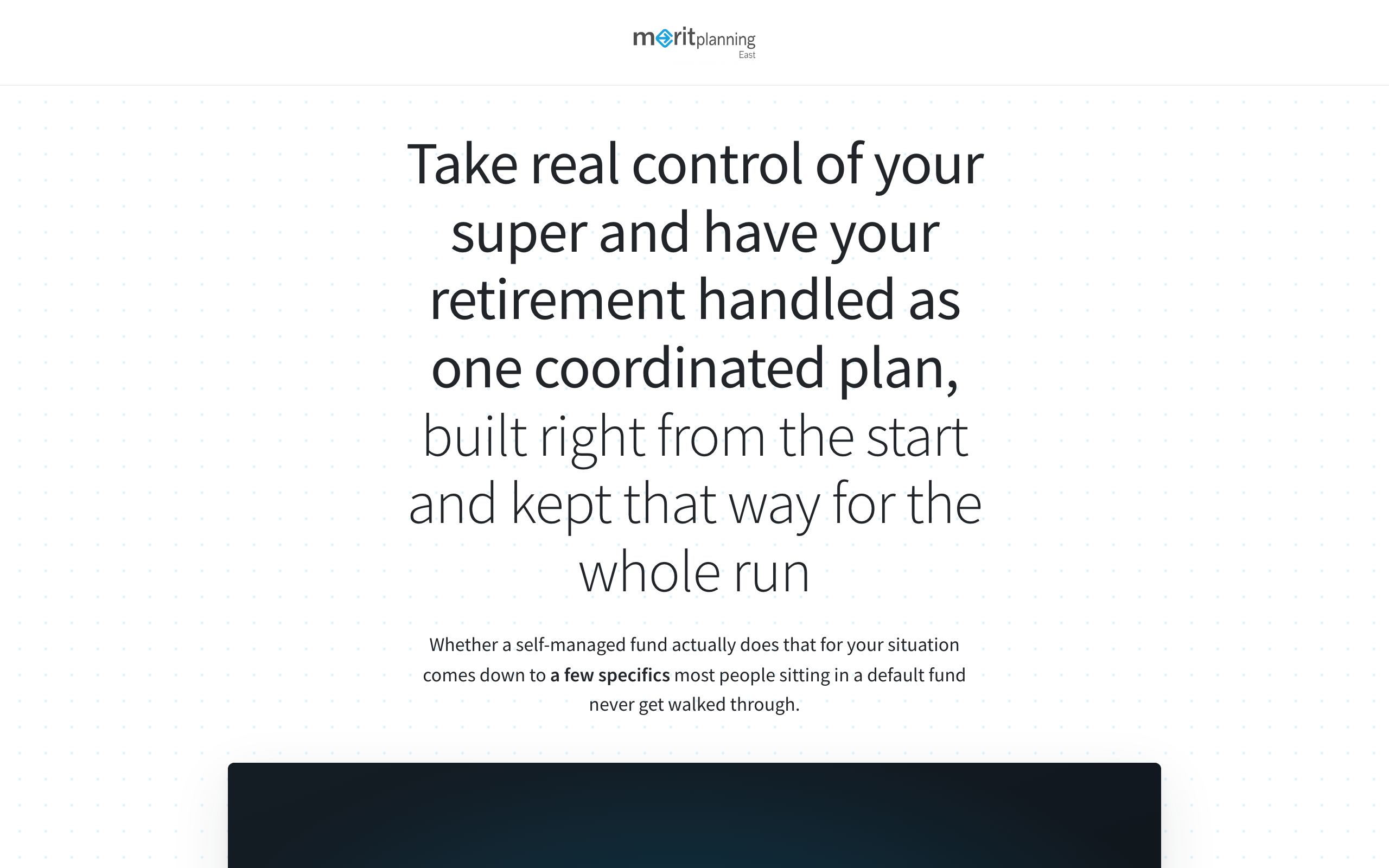 Landing page preview